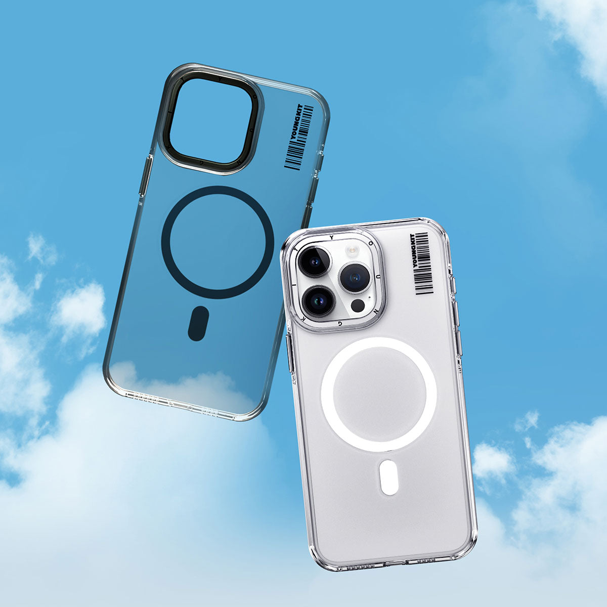 Youngkit Crystal Shield Serisi iPhone 15 Kılıf Magsafe Şarj Özellikli Şeffaf Telefon Kılıfı - 8 Youngkit Crystal Shield Serisi iPhone 15 Kılıf Magsafe Şarj Özellikli Şeffaf Telefon Kılıfı - 8